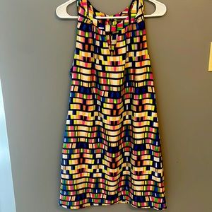 Colorful blocks dress